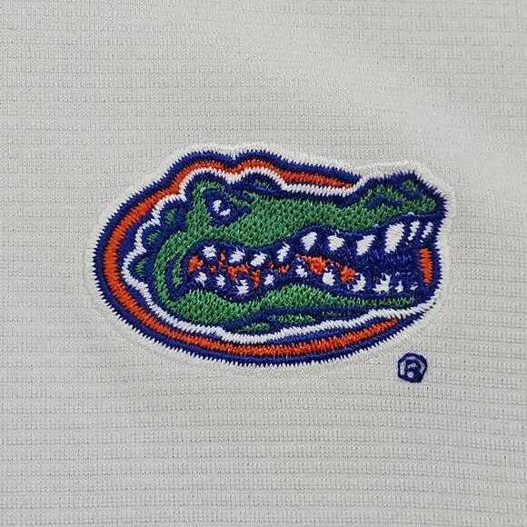 Florida Gators Air Jordan Polo Shirt Mens XL White Blue Football Golf Jumpman - Picture 7 of 16